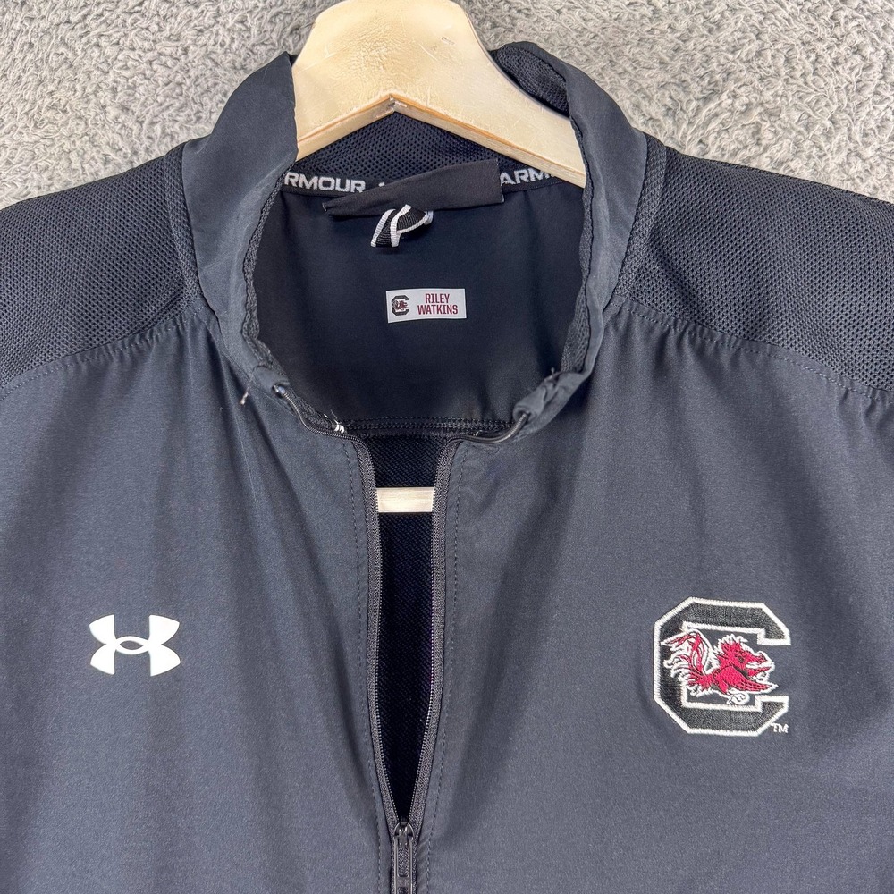 South Carolina Gamecocks Shirt Mens Large NCAA Football Pullover Under Armour - Picture 2 of 14